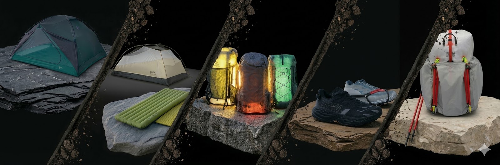 Collection of the best new ultralight gear released in 2026